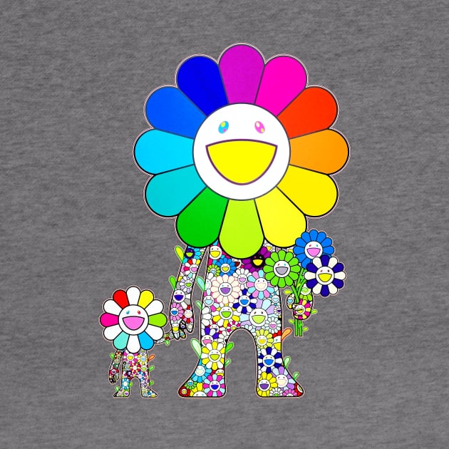 Takashi Murakami Flower Rainbow by lacosink